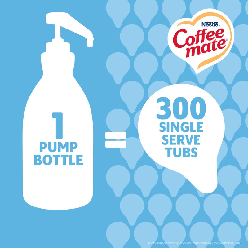 Coffee Mate Nestle Coffee Mate Coffee Creamer, French Vanilla, Concentrated Liquid Pump Bottle, Non Dairy, No Refrigeration, 50.7 oz - Image 3